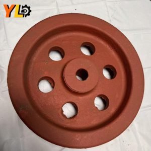 18" Cast Steel Mine Cart Wheel