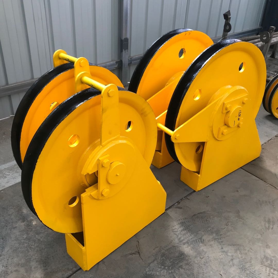 Professional casting overhead gantry crane wire rope lifting pulley - Image 8