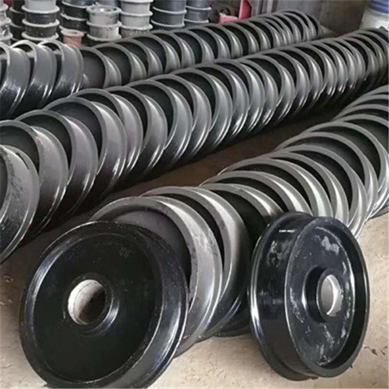 Cast steel Ore Cart Mining Coal Mine Cart Wheels Set - Image 4
