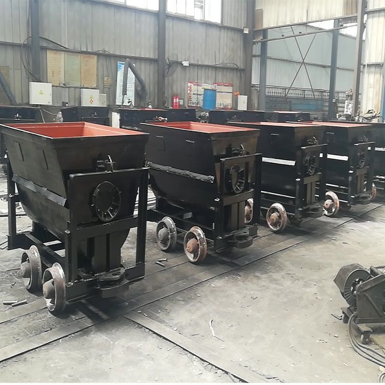 Cast steel Ore Cart Mining Coal Mine Cart Wheels Set - Image 5