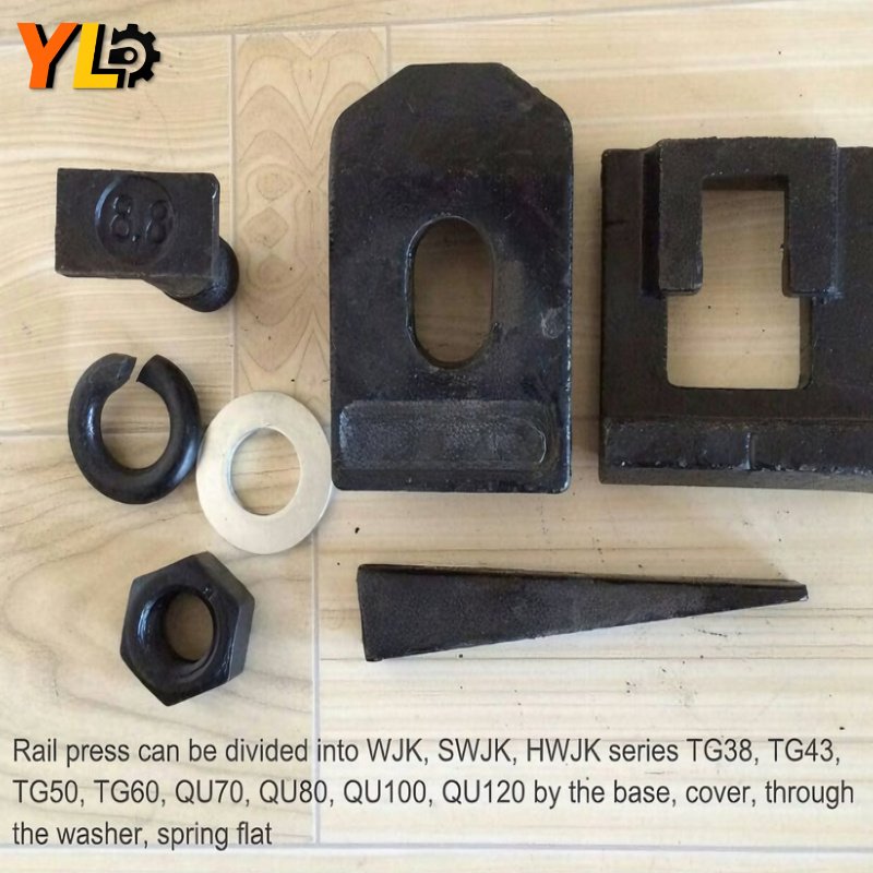 Heavy-Duty Railway Fasteners Welded Rail Presser Rail Clip - Image 3