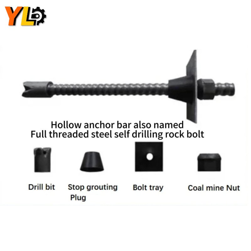 Self-Drilling Hollow Grouting Anchor Bolt for Mining - Image 3